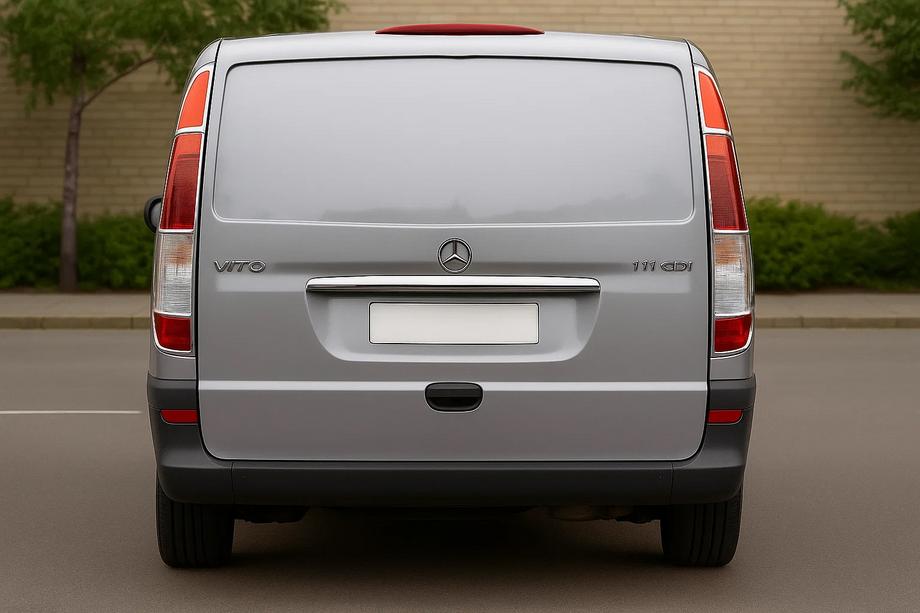 Mercedes Vito W639 2004–2014 Takavalojen kromilistat (2 kpl, ruostumaton teräs) Image
