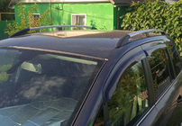 Opel Zafira B 2005–2011 Alumiiniset kattokaiteet (Caravan, kromi) kuva 1