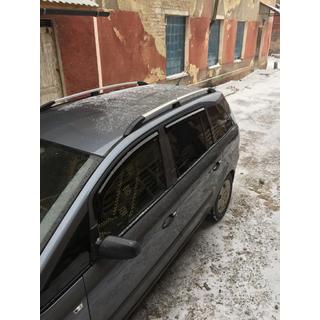 Alumiiniset kattokaiteet (Caravan, kromi) Opel Zafira B 2005–2011 kuva 4