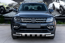 Volkswagen Amarok 2010–2022 Etuputkisuoja F3-08.7 (ruostumaton teräs) kuva 1