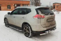 Nissan X-trail T32/Rogue 2014–2021 Takasuojakaari NSXT.13.6.B1-08 (ruostumaton teräs) kuva 4