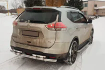 Nissan X-trail T32/Rogue 2014–2021 Takasuojakaari NSXT.13.6.B1-08 (ruostumaton teräs) kuva 2
