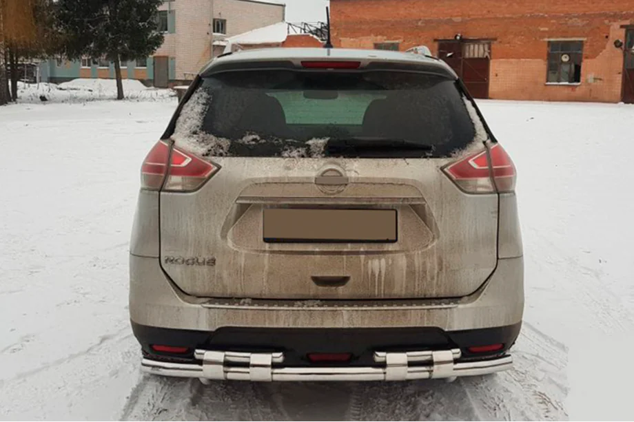 Nissan X-trail T32/Rogue 2014–2021 Takasuojakaari NSXT.13.6.B1-08 (ruostumaton teräs) Image