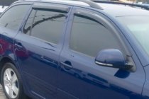 Skoda Octavia II A5 2010–2013 SW tuuliohjaimet ikkunoihin (4 kpl, HIC) kuva 2
