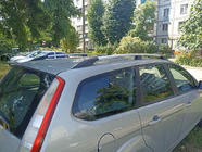Ford Focus II 2005–2008 Alumiiniset kattokaiteet (Caravan, kromi) kuva 5