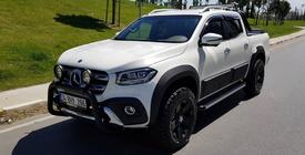 Mercedes X class 2017–2020 Lokasuojan levikkeet (ABS) kuva 6