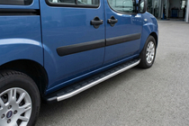 Fiat Doblo I 2001–2005 Fullmond sivuaskelmat (2 kpl, alumiini) kuva 1