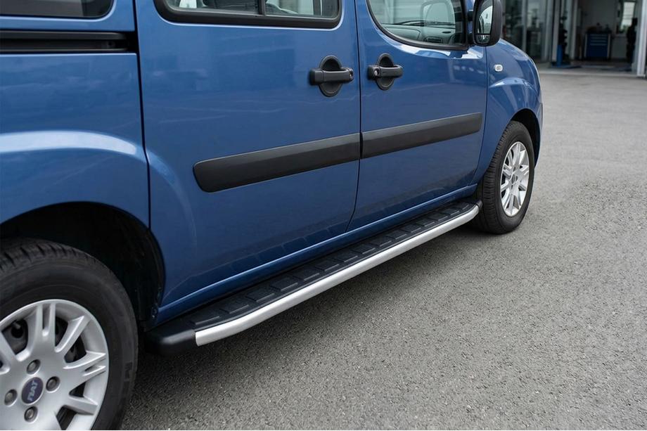 Fiat Doblo I 2001–2005 Fullmond sivuaskelmat (2 kpl, alumiini) Image
