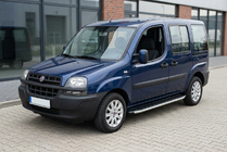 Fiat Doblo I 2005–2010 Fullmond sivuaskelmat (2 kpl, alumiini) kuva 1