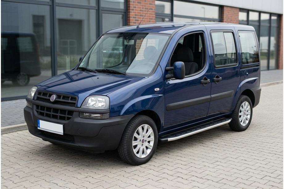 Fiat Doblo I 2005–2010 Fullmond sivuaskelmat (2 kpl, alumiini) Image