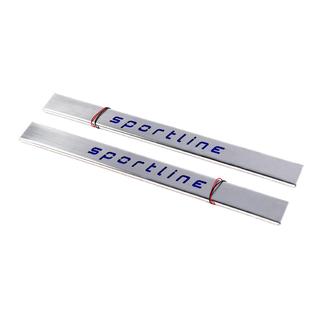 Lyhyet LED-kynnyslistat (2 kpl, ruostumaton teräs) kuva 1