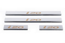 Hyundai I-20 2008–2012 Carmos V1 kynnyslistat (4 kpl, ruostumatonta terästä) kuva 2