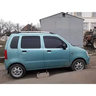 Kromatut kattokaiteet Opel Agila 2000–2007 kuva 3