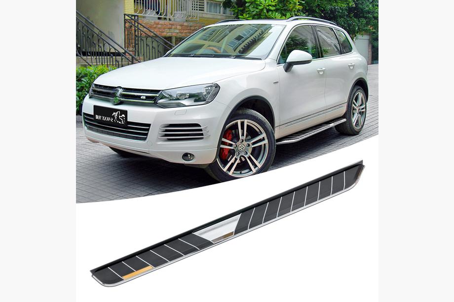 Volkswagen Touareg 2010–2018 Sivuporrassarja OEM-tyylinen V3 (2 kpl, alumiini) Kuva 7