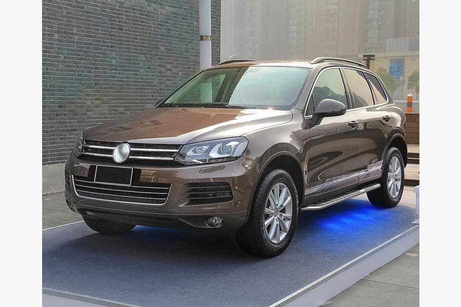Volkswagen Touareg 2010–2018 Sivuporrassarja OEM-tyylinen V3 (2 kpl, alumiini) Kuva 10
