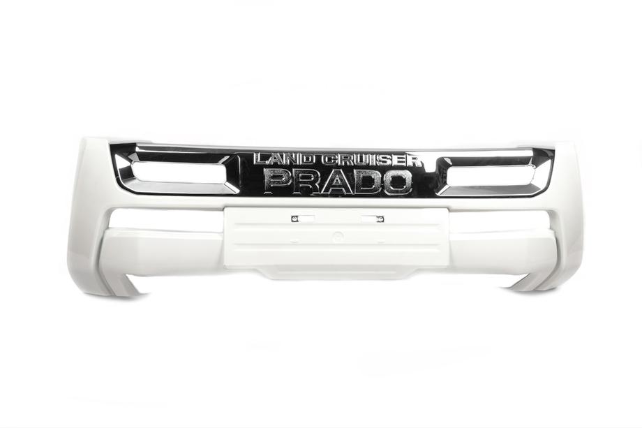 Toyota Land Cruiser Prado 150 2009–2023 Etupuskurin spoileri MiddleEast (2017-) Valkoinen väri Image