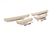 Toyota Land Cruiser Prado 150 2009–2023 Valaistut kynnyslistat (beige) kuva 1