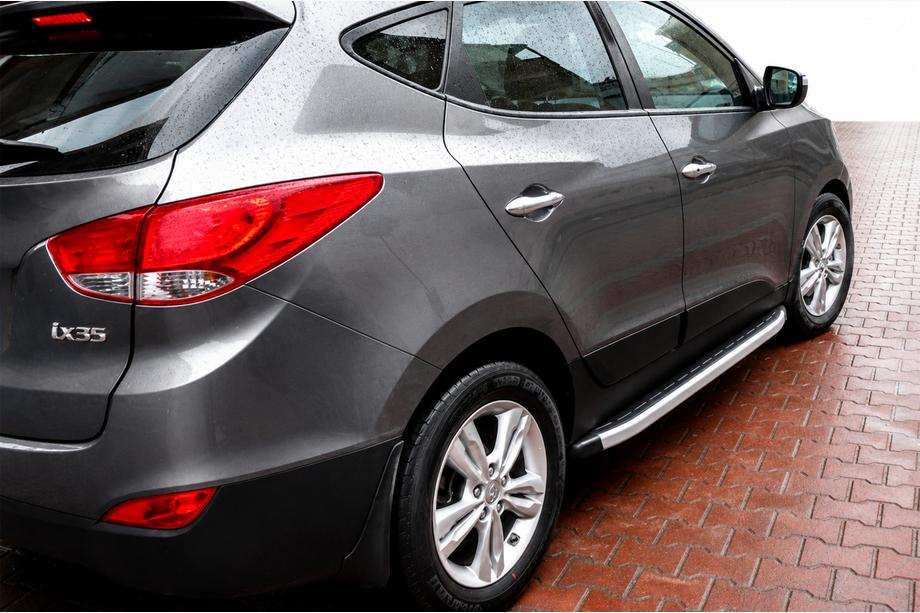Hyundai IX-35 2010–2015 Fullmond sivuastinlaudat (2 kpl, alumiini) Image