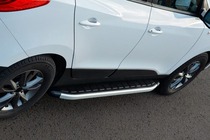 Kia Sportage 2010–2015 Fullmond sivuaskelmat (2 kpl, alumiini) kuva 2