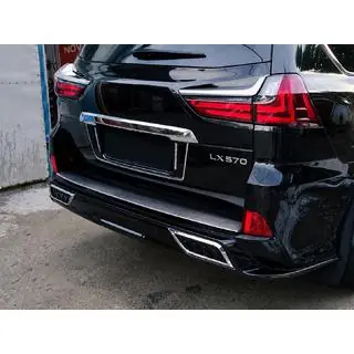 Takapuskurin kromilista (2016+) Lexus LX570/450d 2008–2022 kuva 3