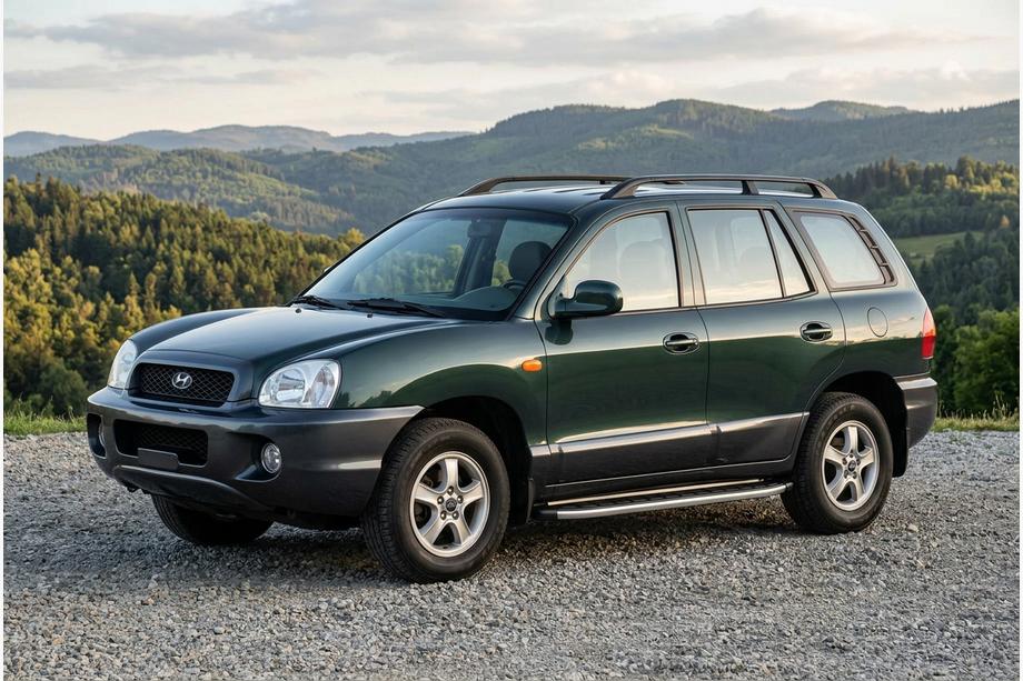Hyundai Santa Fe 1 2000–2006 Fullmond sivuaskelmat (2 kpl, alumiini) Image