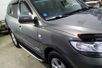 Hyundai Santa Fe 2 2006–2012 Fullmond sivuaskelmat (2 kpl, alumiini) kuva 3