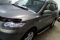 Hyundai Santa Fe 2 2006–2012 Fullmond sivuaskelmat (2 kpl, alumiini) kuva 8