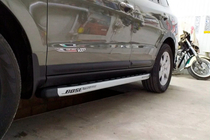 Hyundai Santa Fe 2 2006–2012 Fullmond sivuaskelmat (2 kpl, alumiini) kuva 10