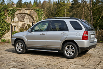Kia Sportage 2004–2010 Fullmond sivuaskelmat (2 kpl, alumiini) kuva 1