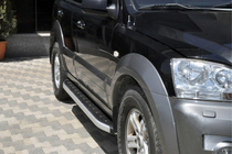 Kia Sorento I BL 2002–2009 Fullmond sivuastinlaudat (2 kpl, alumiini) kuva 1