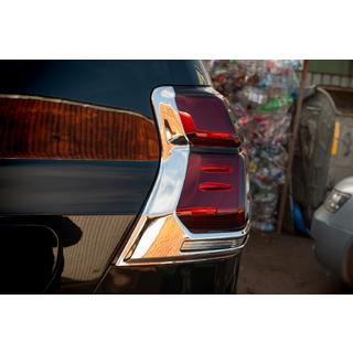 Kromiset takavalon kehykset V1 (2 kpl, 2018+) Toyota Land Cruiser Prado 150 2009–2023 kuva 3