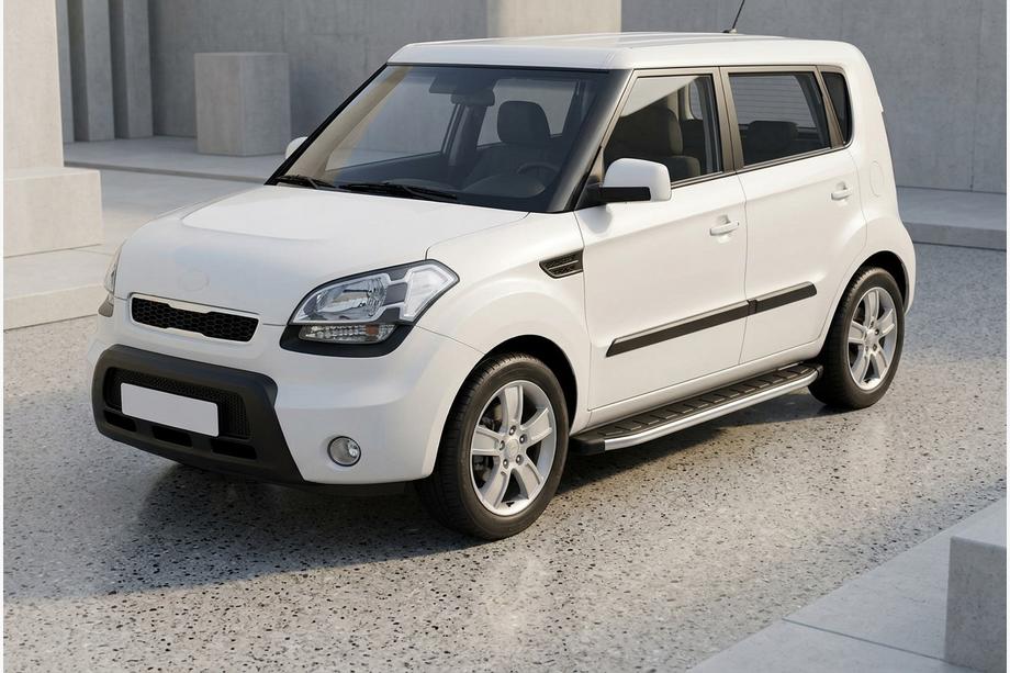 Kia Soul I 2008–2013 Fullmond sivuaskelmat (2 kpl, alumiini) Image