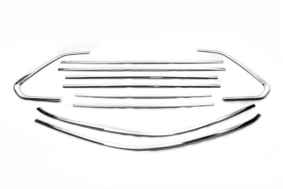 Volkswagen Tiguan 2016–2023 Täydellinen ikkunalistojen sarja (10 kpl, ruostumaton teräs) Image