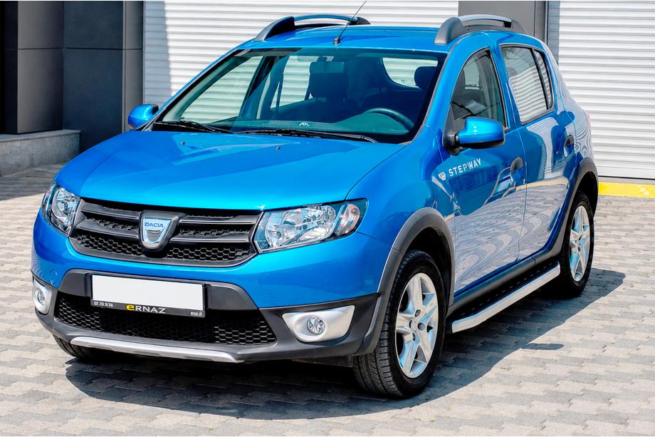 Dacia Sandero 2013–2020 Sivuporraslaudat Fullmond (2 kpl, alumiini) Image