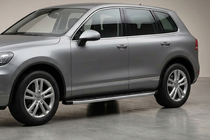 Volkswagen Touareg 2002–2010 Fullmond sivuportaat (2 kpl, alumiini) kuva 2