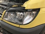 Mercedes Sprinter W901/902/903/904/905 1995–2006 Ajovalojen luomet (musta, ABS, 2000-2006) Mattamusta kuva 3