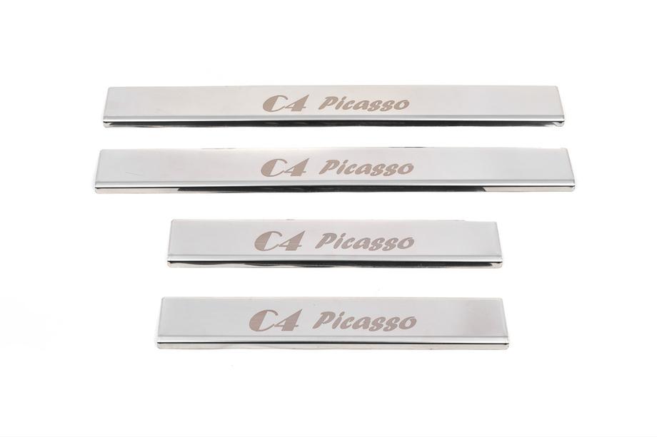 Citroen C-4 Picasso 2013–2022 Carmos-kynnyslistat (4 kpl, ruostumaton teräs) Image