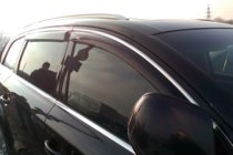 Audi Q7 2005–2015 Sivulasien tuuliohjaimet kromilistalla (4 kpl, HIC) kuva 3