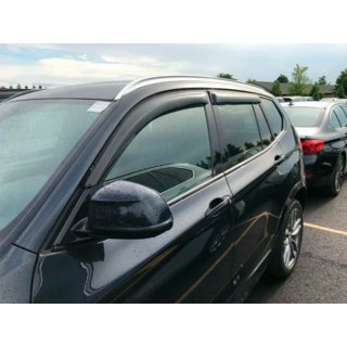 Ikkunadeflektorit (4 kpl, HIC) BMW X3 F25 2011–2018 kuva 1