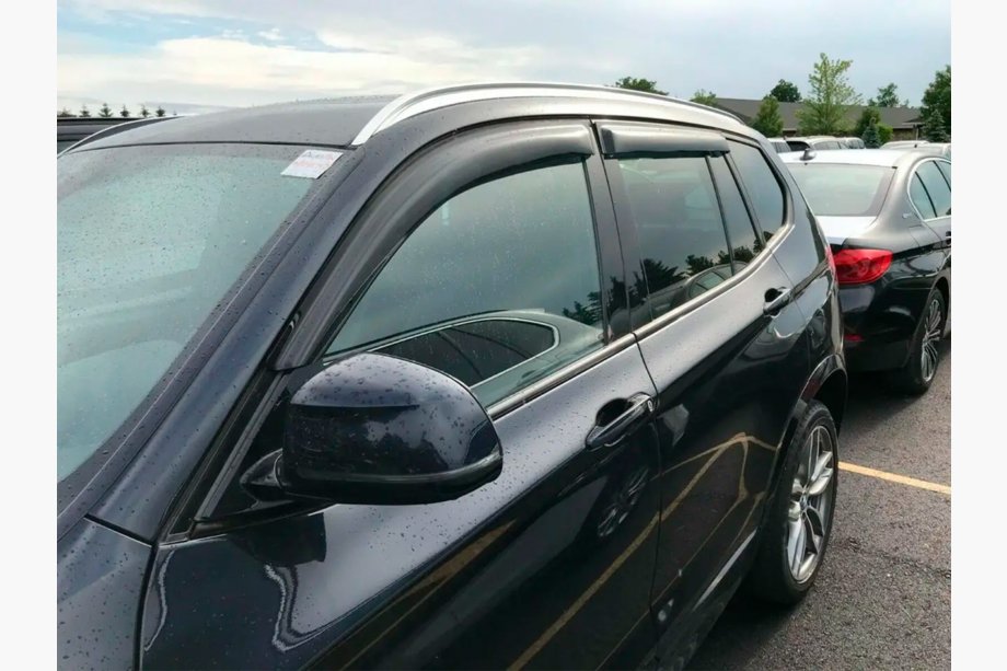 BMW X3 F25 2011–2018 Ikkunadeflektorit (4 kpl, HIC) Image