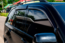 BMW X5 E53 1999–2006 Ikkunadeflektorit (4 kpl, HIC) kuva 8