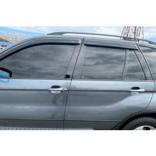 Ikkunadeflektorit (4 kpl, HIC) BMW X5 E53 1999–2006 kuva 3