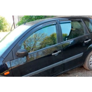 Ikkunadeflektorit (4 kpl, HIC) Ford Fiesta 2002–2008 kuva 2