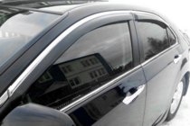 Honda Accord VIII 2008–2012 Tuuliohjaimet kromilistalla SD (4 kpl, HIC) kuva 1