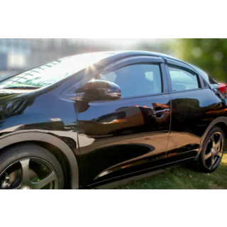 Ikkunatuulenohjaimet HB 2012+ (4 kpl, HIC) Honda Civic HB 2012–2020 kuva 1
