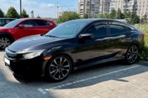 Honda Civic Sedan X 2016–2021 Ikkunadeflektorit (4 kpl, HIC) kuva 3