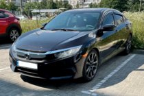 Honda Civic Sedan X 2016–2021 Ikkunadeflektorit (4 kpl, HIC) kuva 2
