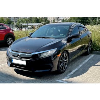Ikkunadeflektorit (4 kpl, HIC) Honda Civic Sedan X 2016–2021 kuva 2