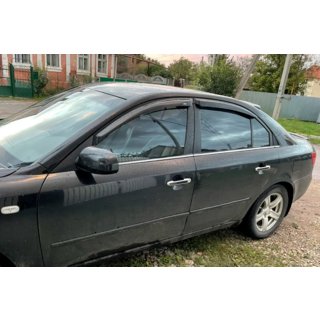 Ikkunadeflektorit (4 kpl, HIC) Hyundai Sonata NF 2004–2009 kuva 1