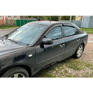 Ikkunadeflektorit (4 kpl, HIC) Hyundai Sonata NF 2004–2009 kuva 2